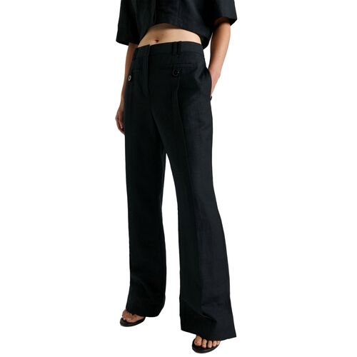 Cue Linen Blend Bootleg Pant